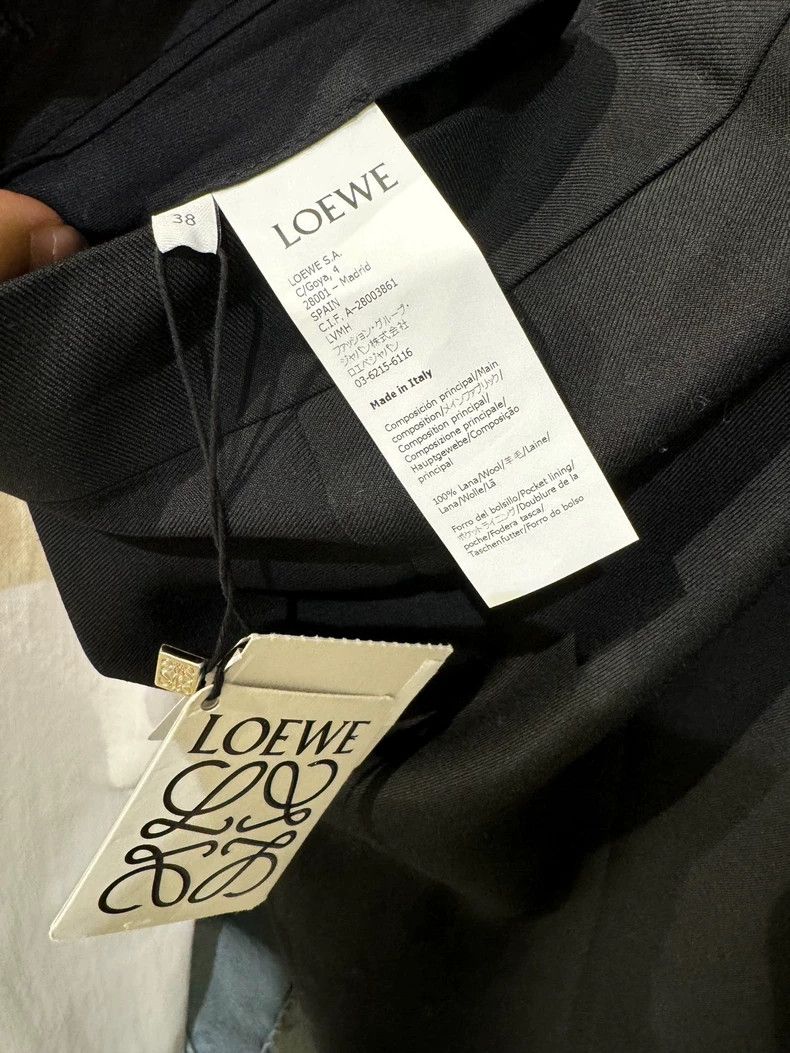 Loewe LOEWE Black Casual Pants - dmc Size US 38 / EU 54 - 3 Thumbnail