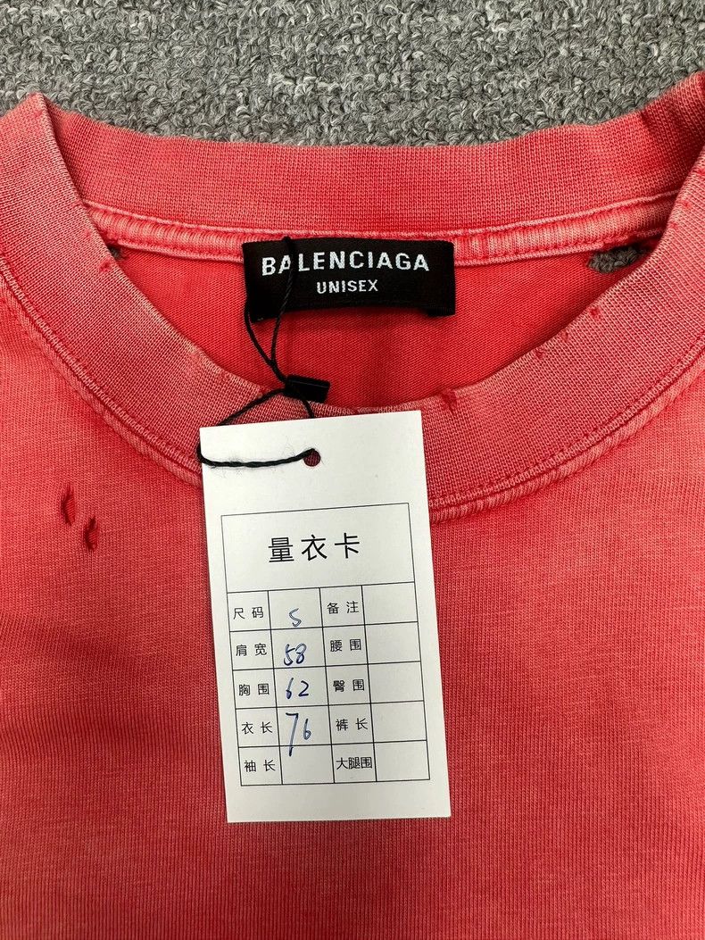 Balenciaga Balenciaga Scissors Distressed Short Sleeve Tee - dmc Size US XS / EU 42 / 0 - 2 Thumbnail