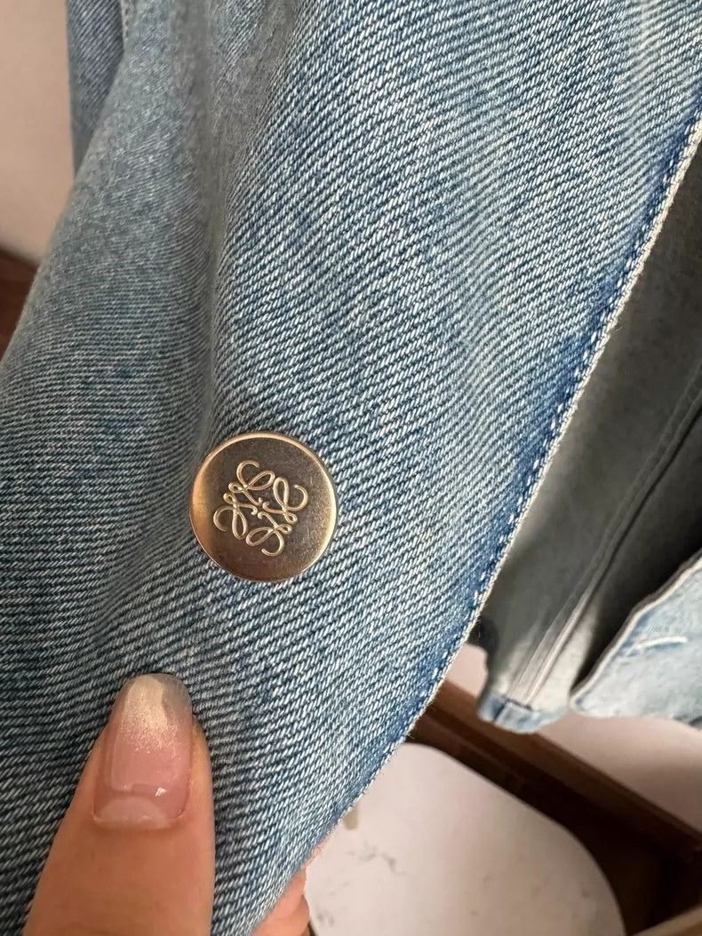 Loewe Loewe Denim Jacket with Suede Cuffs - dmc Size US M / EU 48-50 / 2 - 7 Thumbnail