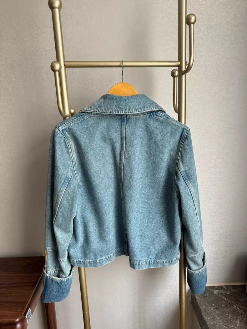 Loewe Loewe Denim Jacket with Suede Cuffs - dmc Size US M / EU 48-50 / 2 - 3 Thumbnail