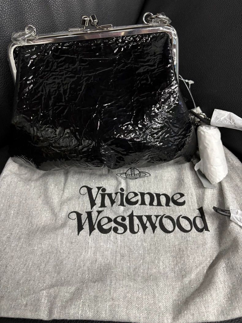 Vivienne Westwood Vivienne Westwood Black Pleated Dumpling Bag - dmc Size ONE SIZE - 5 Thumbnail