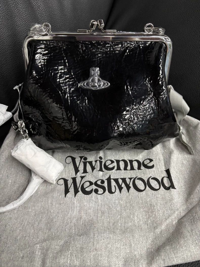 Vivienne Westwood Vivienne Westwood Black Pleated Dumpling Bag - dmc Size ONE SIZE - 4 Thumbnail