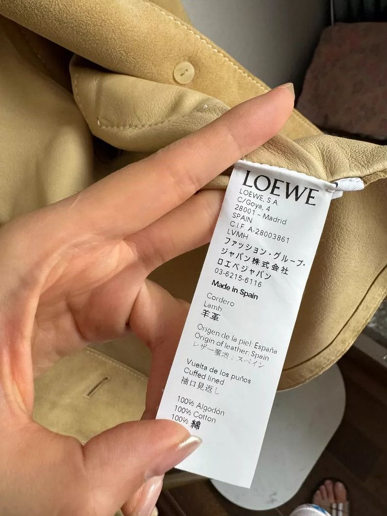 Loewe Loewe Suede Lambskin Leather Jacket - dmc Size US XS / EU 42 / 0 - 5 Thumbnail