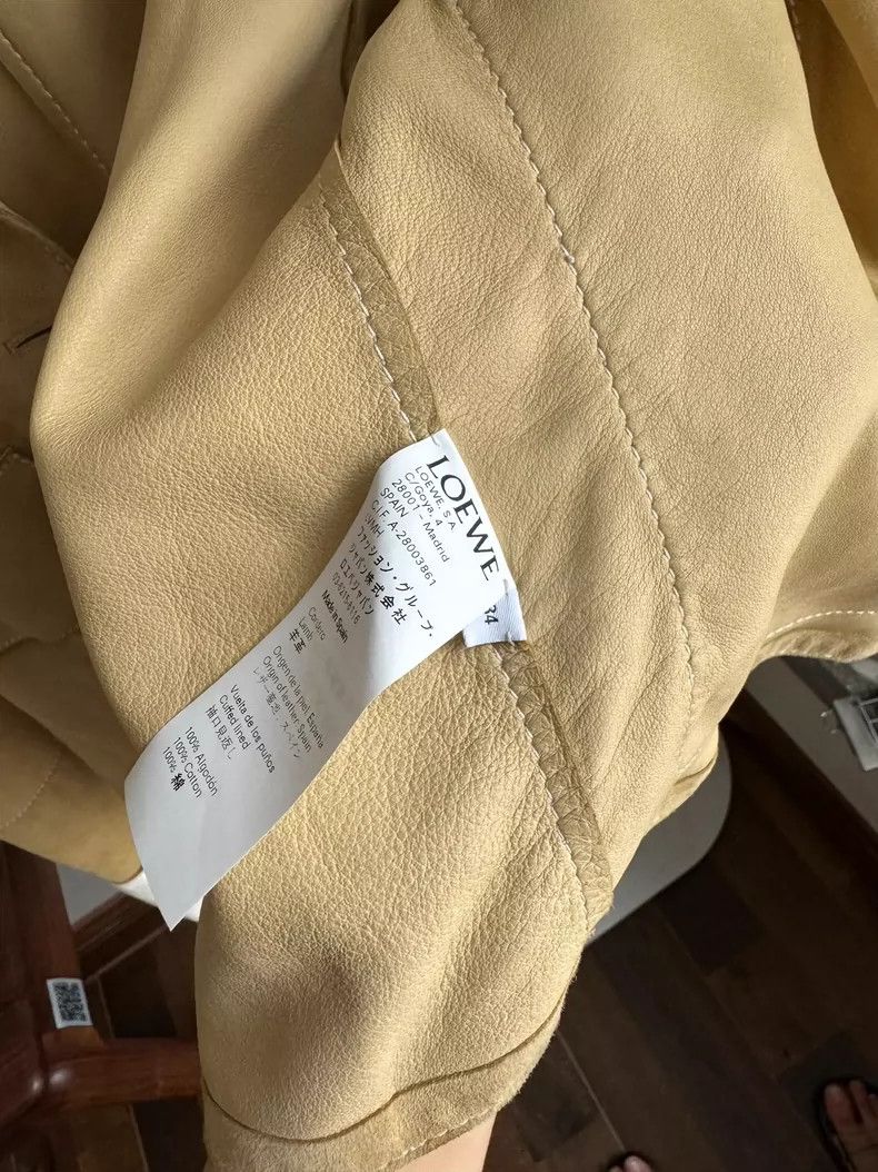 Loewe Loewe Suede Lambskin Leather Jacket - dmc Size US XS / EU 42 / 0 - 7 Thumbnail
