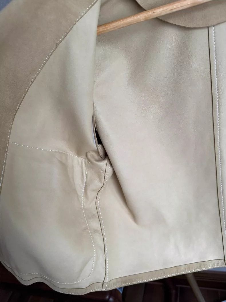 Loewe Loewe Suede Lambskin Leather Jacket - dmc Size US XS / EU 42 / 0 - 3 Thumbnail