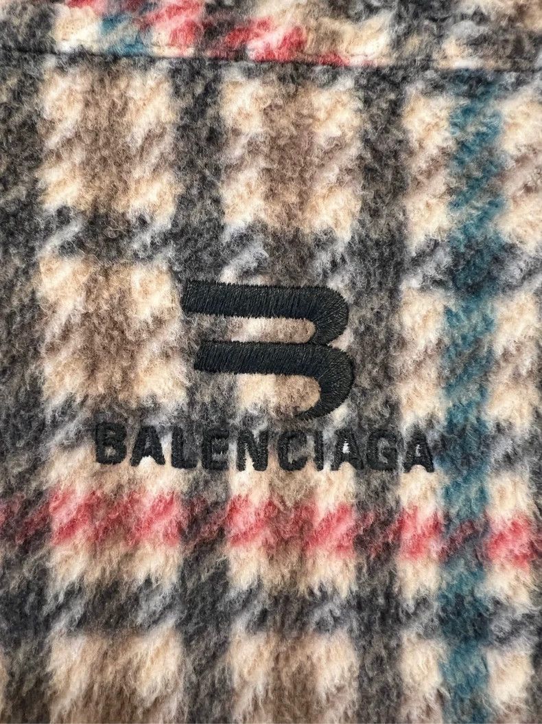 Balenciaga Balenciaga Plaid Logo Jacket - dmc Size US M / EU 48-50 / 2 - 6 Thumbnail