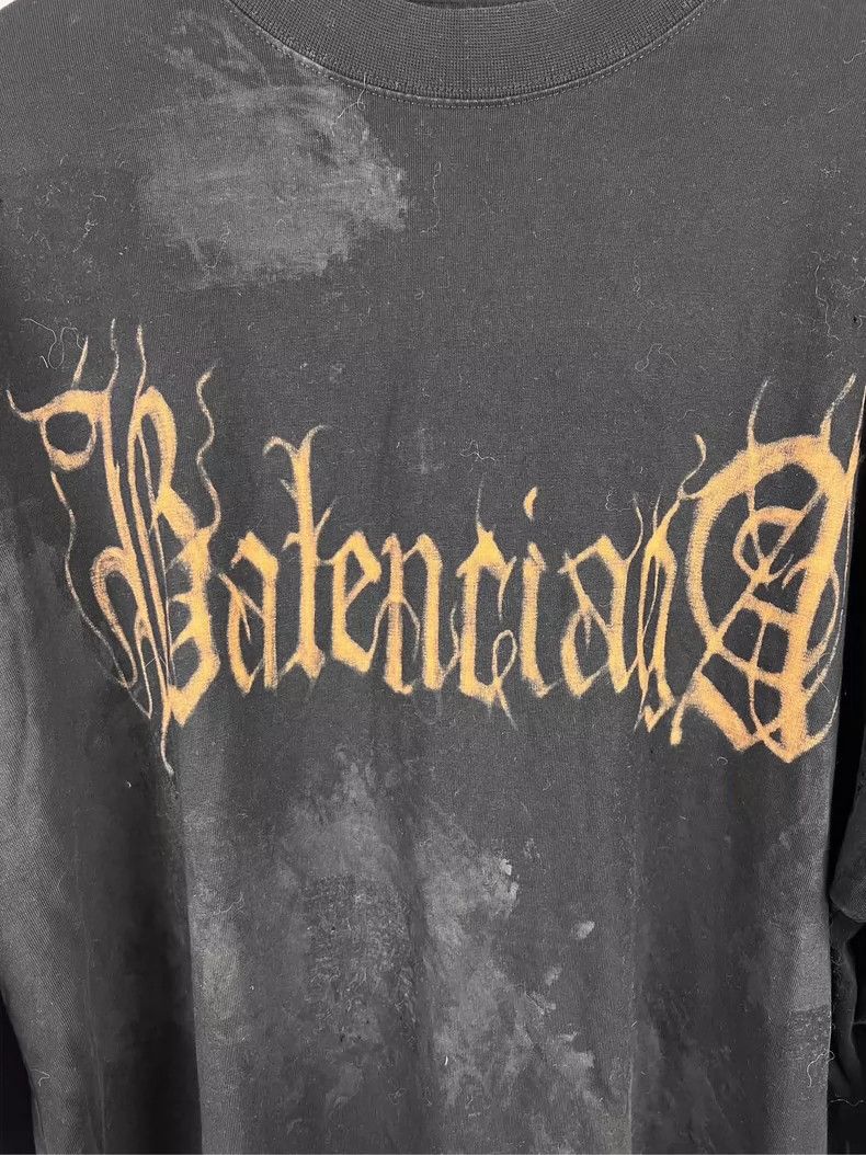 Balenciaga Balenciaga 23AW Distressed Long Sleeve Shirt - dmc Size US M / EU 48-50 / 2 - 4 Thumbnail