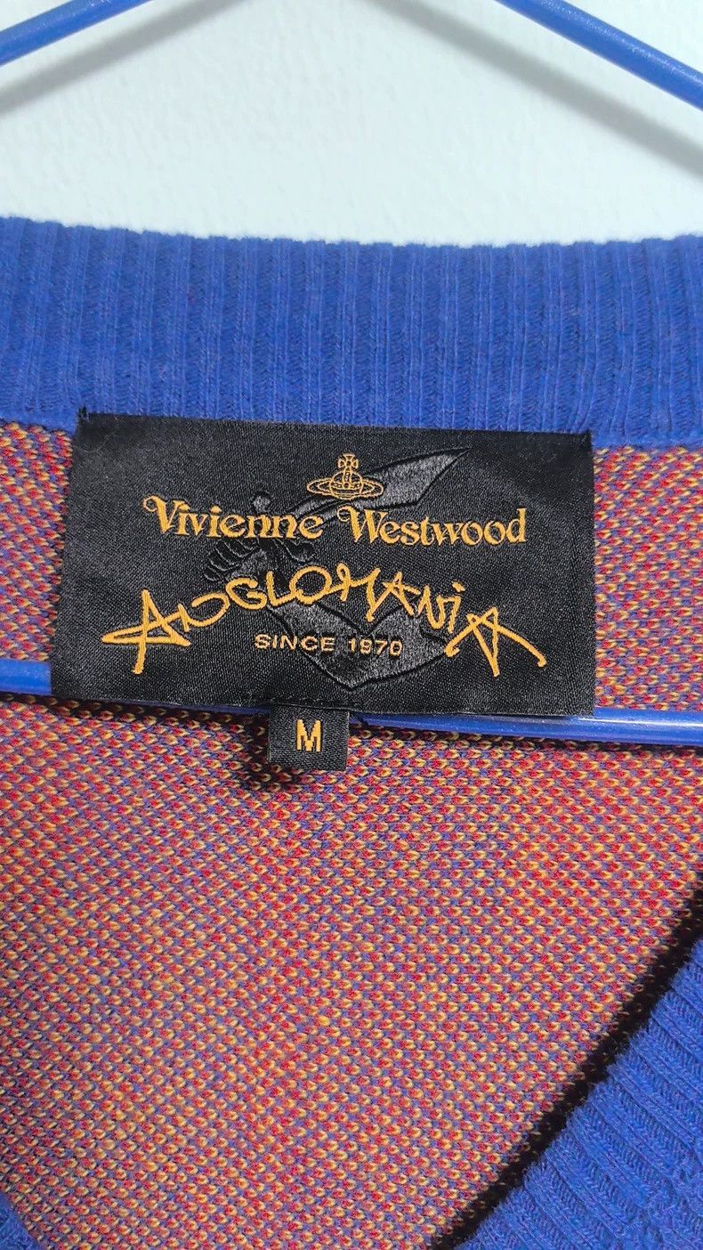 Vivienne Westwood Vivienne Westwood V-Neck Plaid Knit Sweater - dmc Size US M / EU 48-50 / 2 - 3 Thumbnail
