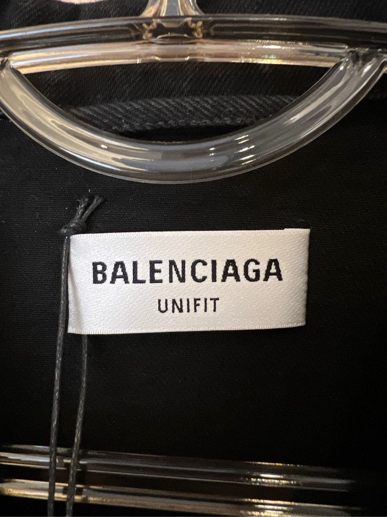 Balenciaga Balenciaga Black Yellow Print Denim Jacket - dmc Size US S / EU 44-46 / 1 - 6 Thumbnail
