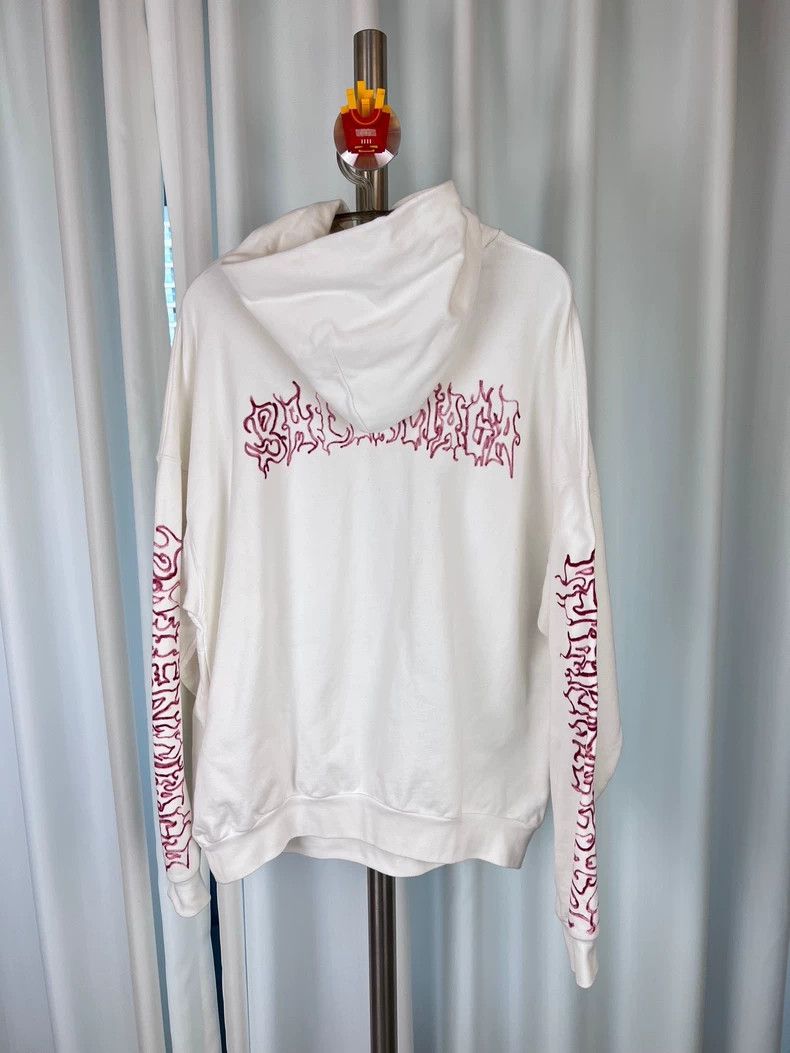Balenciaga Balenciaga 24FW Dragon Flame Metal Hoodie - dmc Size US M / EU 48-50 / 2 - 2 Thumbnail