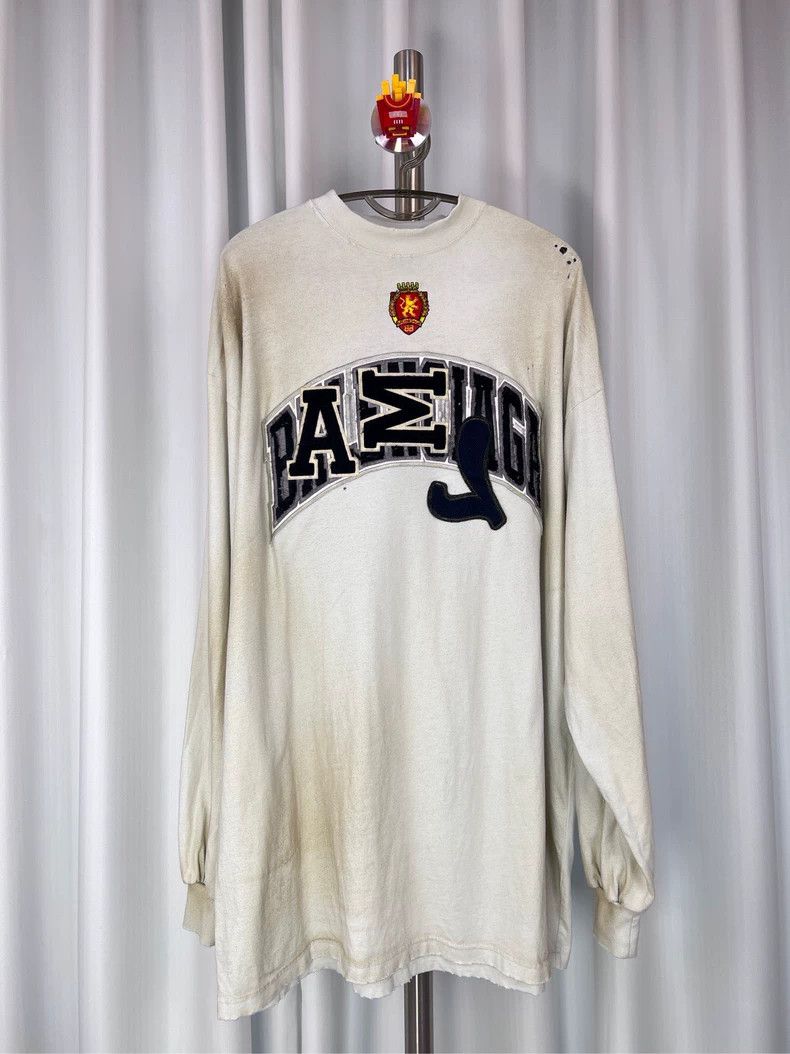 Balenciaga Balenciaga SS23 Distressed Long Sleeve Top - dmc Size US M / EU 48-50 / 2 - 2 Thumbnail