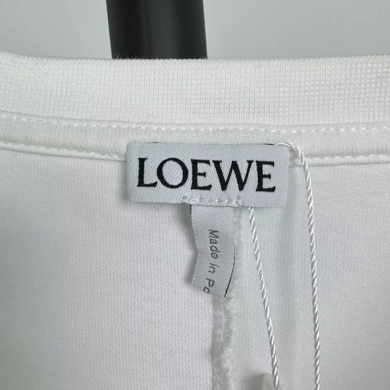 Loewe Loewe White Irregular Embroidery Short Sleeve - dmc Size US M / EU 48-50 / 2 - 3 Thumbnail