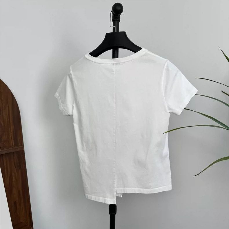 Loewe Loewe White Irregular Embroidery Short Sleeve - dmc Size US M / EU 48-50 / 2 - 2 Thumbnail