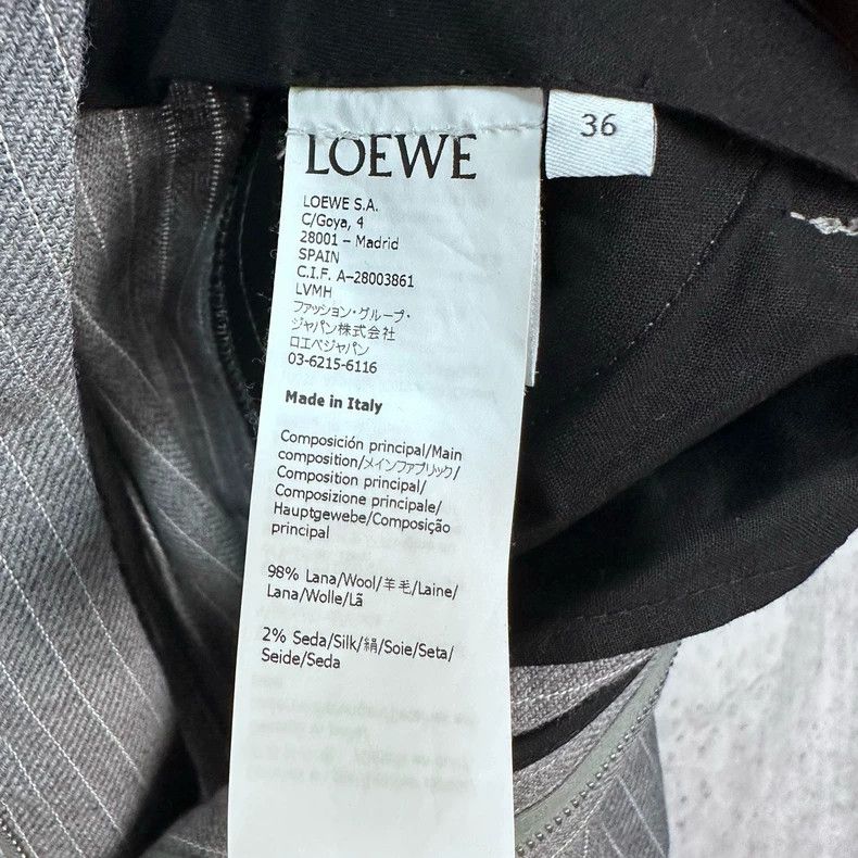 Loewe Loewe Women's High-Waist Logo Lantern Pants - dmc Size US 36 / EU 52 - 5 Thumbnail