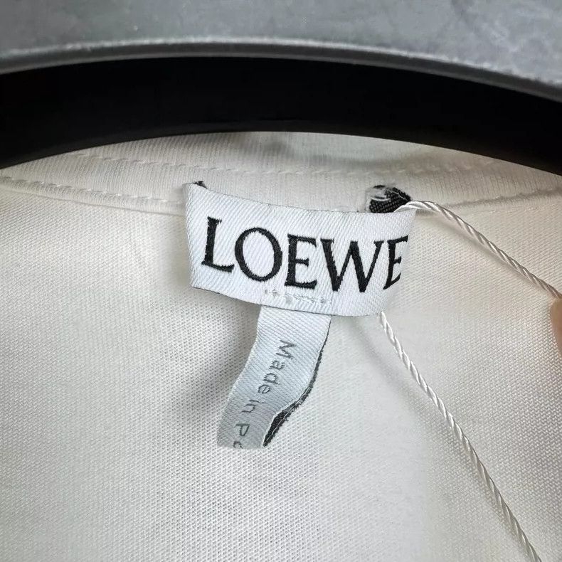 Loewe Loewe White Embroidered Logo Polo Short Sleeve - dmc Size US XS / EU 42 / 0 - 3 Thumbnail