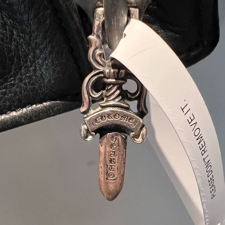 Chrome Hearts Chrome Hearts Silver Buckle Leather Jacket - dmc Size US S / EU 44-46 / 1 - 4 Thumbnail