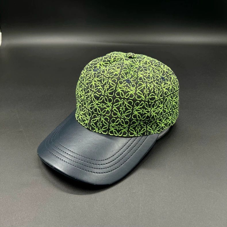 Loewe LOEWE Jacquard Patchwork Baseball Cap - dmc Size ONE SIZE - 3 Thumbnail
