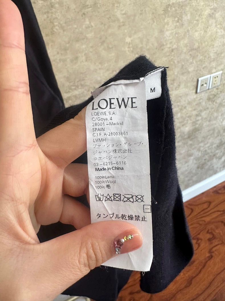 Loewe LOEWE Women's Black Knit Sweater - dmc Size US M / EU 48-50 / 2 - 4 Thumbnail