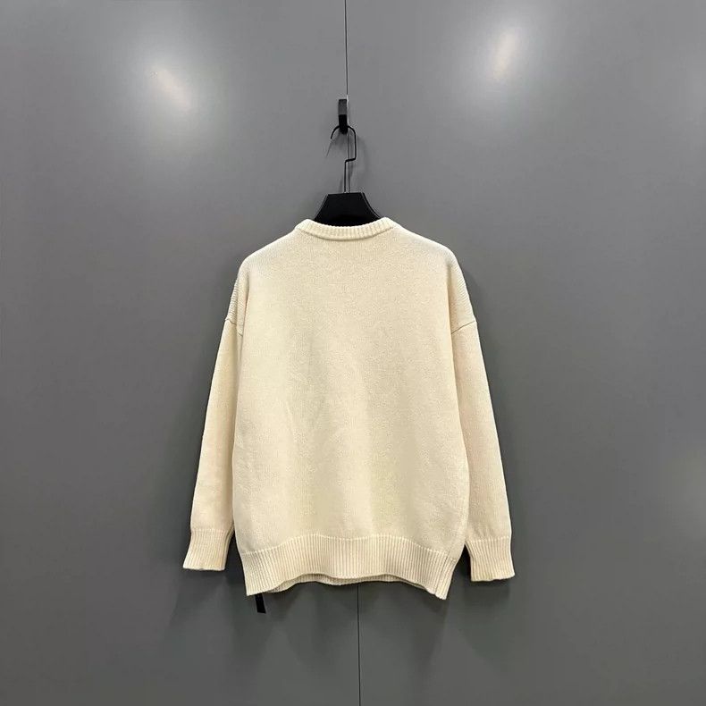 Loewe LOEWE Crystal Embroidered Logo Knit Sweater - dmc Size US XS / EU 42 / 0 - 4 Thumbnail
