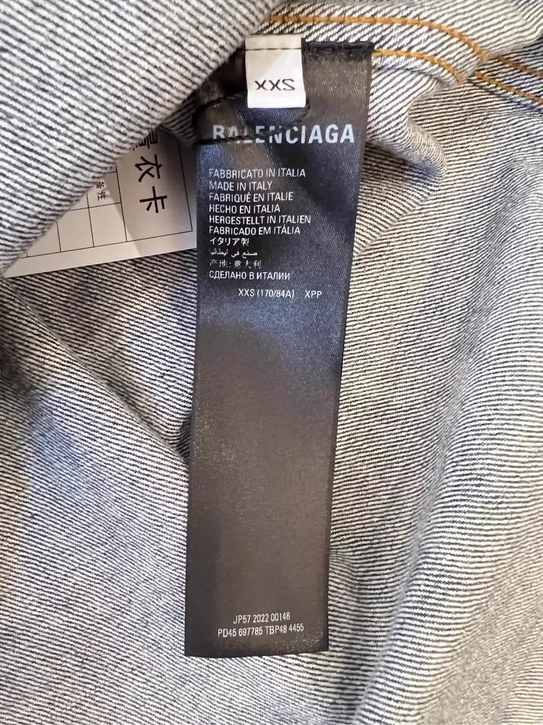 Balenciaga Balenciaga OS Denim Pearl Button Vest - dmc Size US XXS / EU 40 - 5 Thumbnail