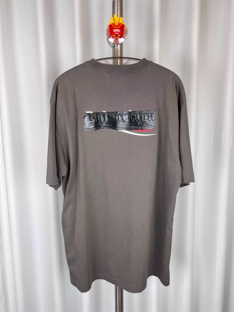 Balenciaga Balenciaga Coke Tape Short Sleeve T-Shirt - dmc Size US XS / EU 42 / 0 - 2 Thumbnail