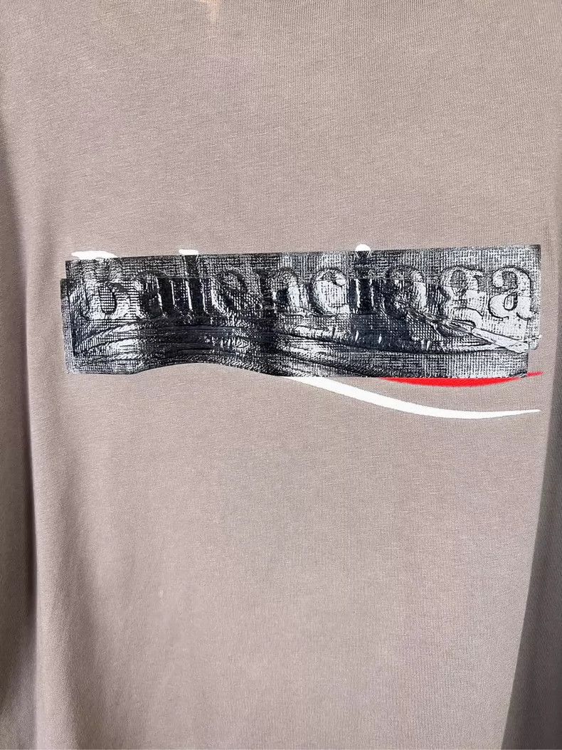 Balenciaga Balenciaga Coke Tape Short Sleeve T-Shirt - dmc Size US XS / EU 42 / 0 - 4 Thumbnail