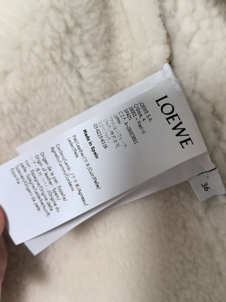 Loewe Loewe Shearling Collar Brown Jacket - dmc Size US S / EU 44-46 / 1 - 3 Thumbnail