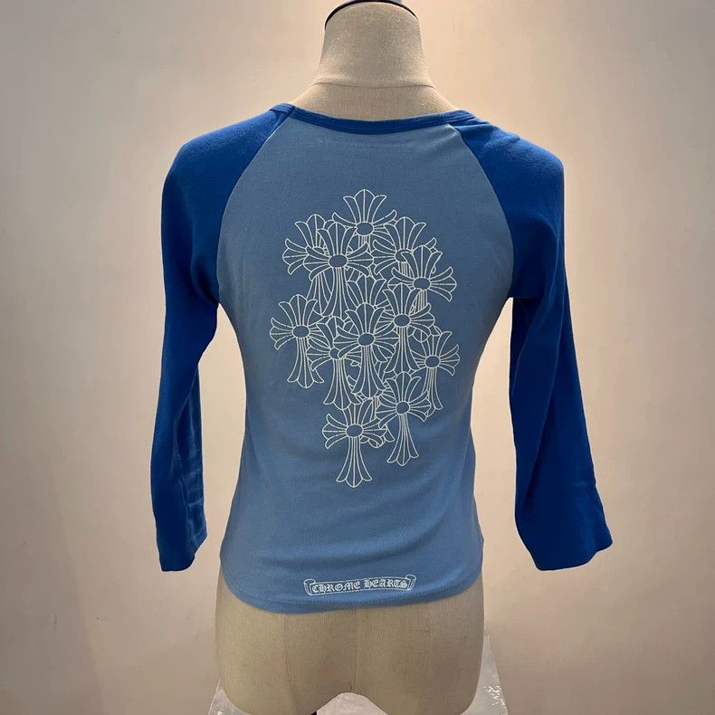 Chrome Hearts Chrome Hearts Blue CrossT - dmc Size US M / EU 48-50 / 2 - 3 Thumbnail