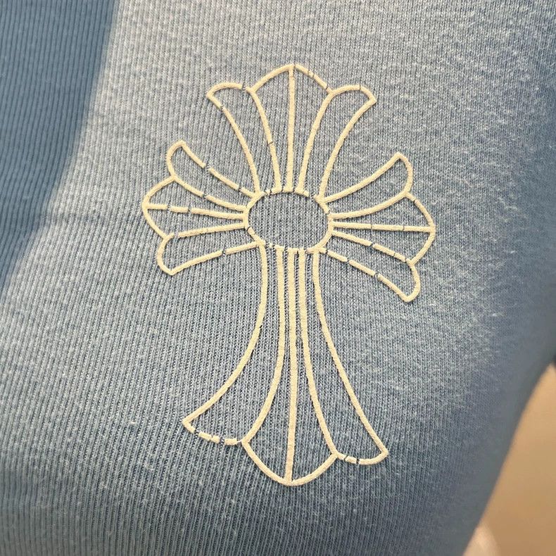 Chrome Hearts Chrome Hearts Blue CrossT - dmc Size US M / EU 48-50 / 2 - 2 Thumbnail