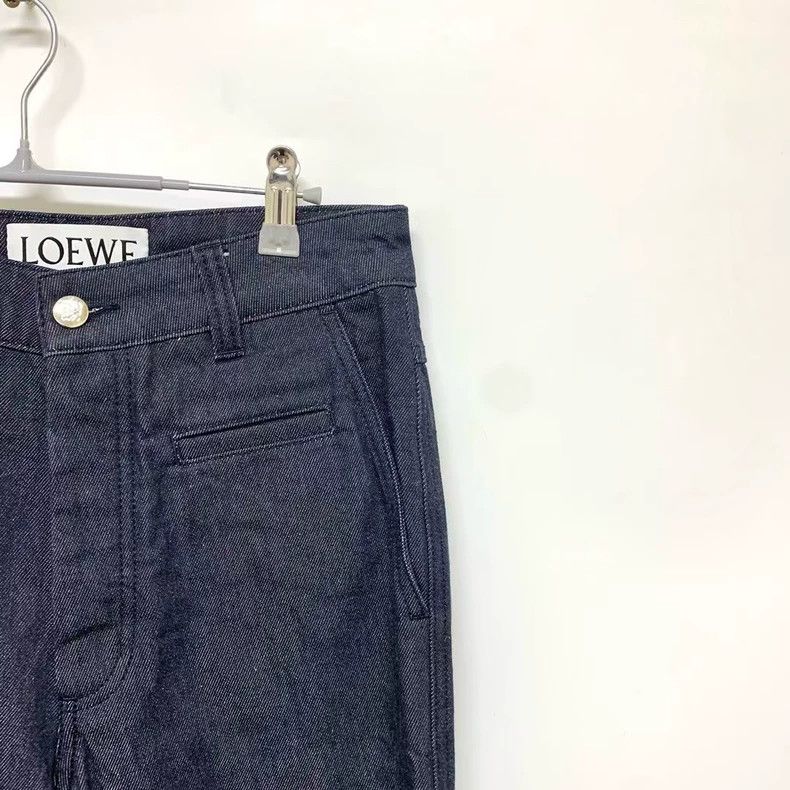Loewe LOEWE Logo Mid-Rise Denim Jeans - dmc Size US 34 / EU 50 - 5 Thumbnail