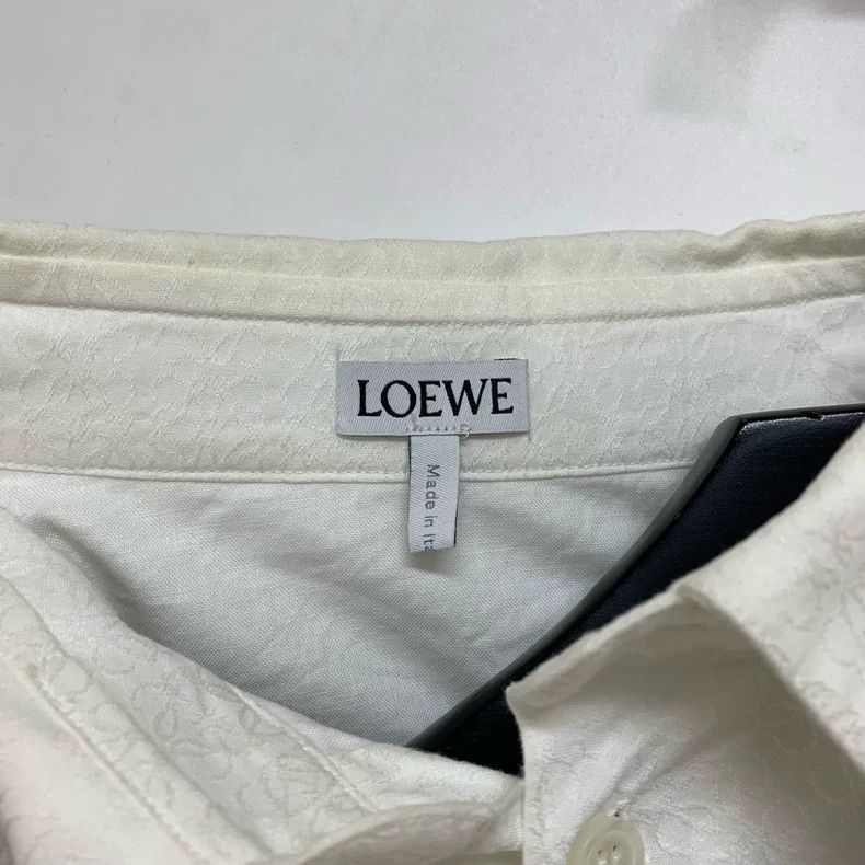 Loewe Loewe Subtle Pattern All-Over Print Long-Sleeve Shirt - dmc Size US L / EU 52-54 / 3 - 3 Thumbnail