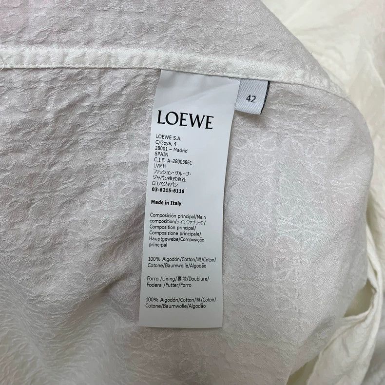 Loewe Loewe Subtle Pattern All-Over Print Long-Sleeve Shirt - dmc Size US L / EU 52-54 / 3 - 4 Thumbnail