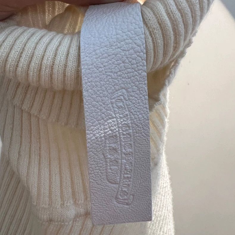 Chrome Hearts Chrome Hearts Beige Cross High Neck Sweater - dmc Size US M / EU 48-50 / 2 - 7 Thumbnail