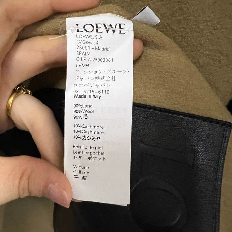 Loewe LOEWE Camel Wool Collared Coat - dmc Size US XXS / EU 40 - 4 Thumbnail