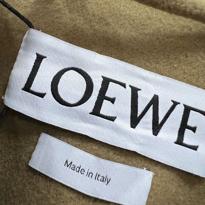 Loewe LOEWE Camel Wool Collared Coat - dmc Size US XXS / EU 40 - 3 Thumbnail