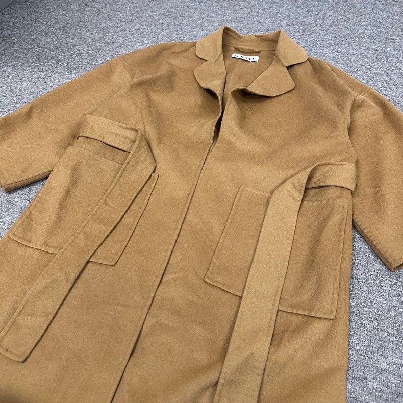 Loewe LOEWE Camel Robe-Style Wool Cashmere Coat - dmc Size US S / EU 44-46 / 1 - 2 Thumbnail