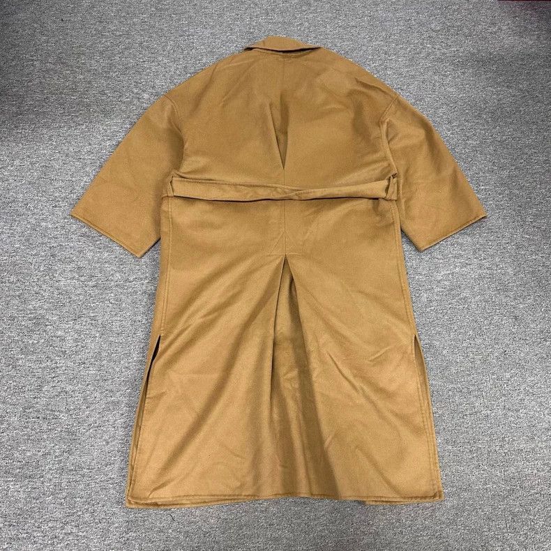 Loewe LOEWE Camel Robe-Style Wool Cashmere Coat - dmc Size US S / EU 44-46 / 1 - 7 Thumbnail
