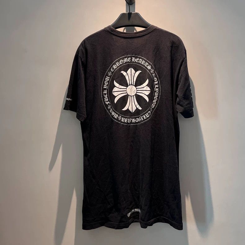 Chrome Hearts Chrome Hearts Cross Scroll Ring Short Sleeve Tee - dmc Size US XL / EU 56 / 4 - 2 Thumbnail