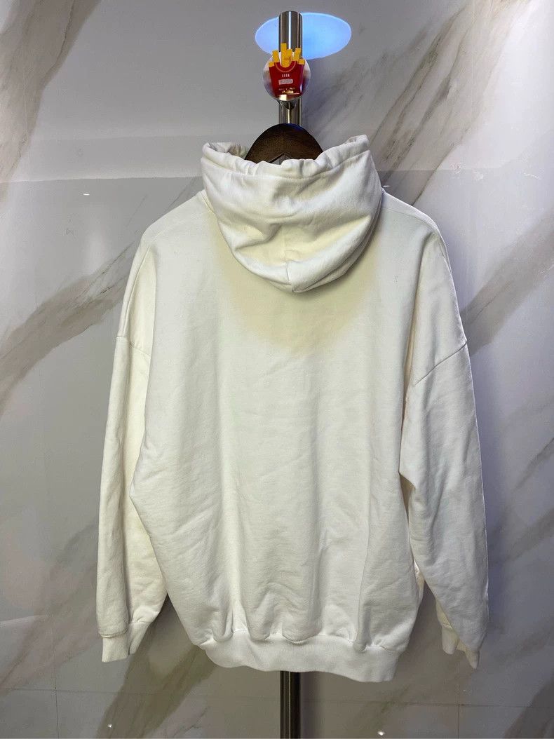 Balenciaga Balenciaga White Logo Hoodie Sweatshirt - dmc Size US S / EU 44-46 / 1 - 2 Thumbnail