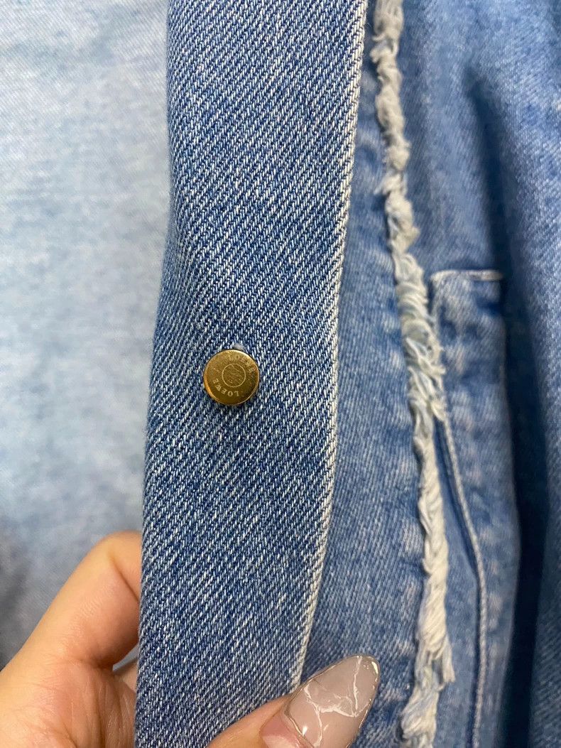 Loewe Loewe Asymmetric Denim Jacket - dmc Size US S / EU 44-46 / 1 - 5 Thumbnail