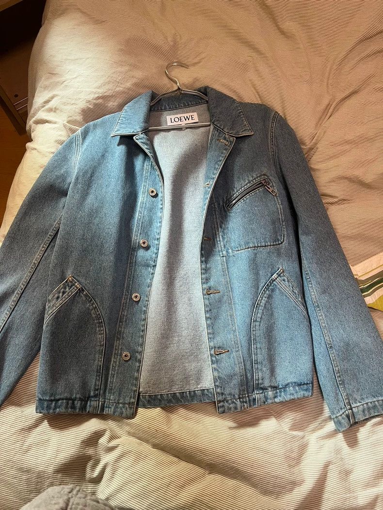 Loewe Loewe Denim Zip-Up Jacket Unisex - dmc Size US M / EU 48-50 / 2 - 3 Thumbnail