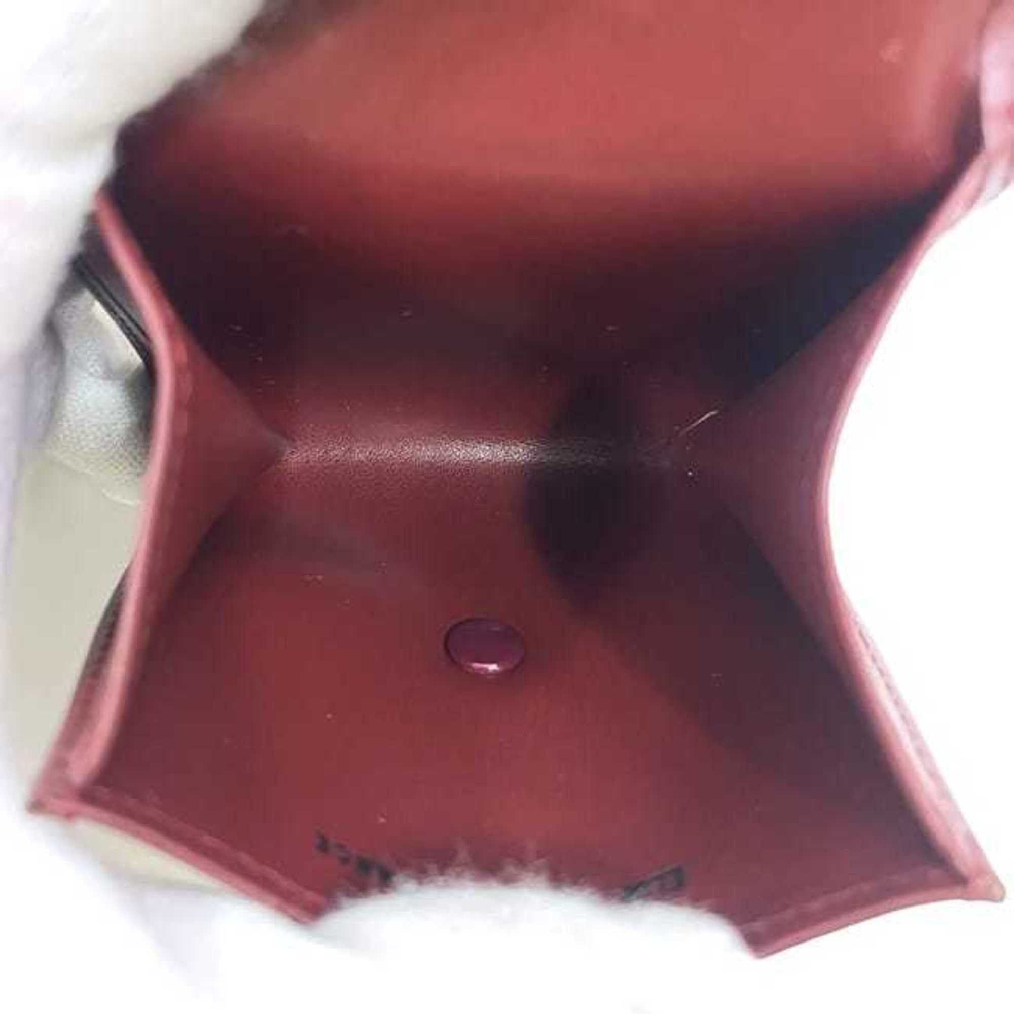 Cartier Cartier coin case ec-23732 Bordeaux Must purse leather Mini men's and women's compact wine red matte wallet Size ONE SIZE - 4 Thumbnail