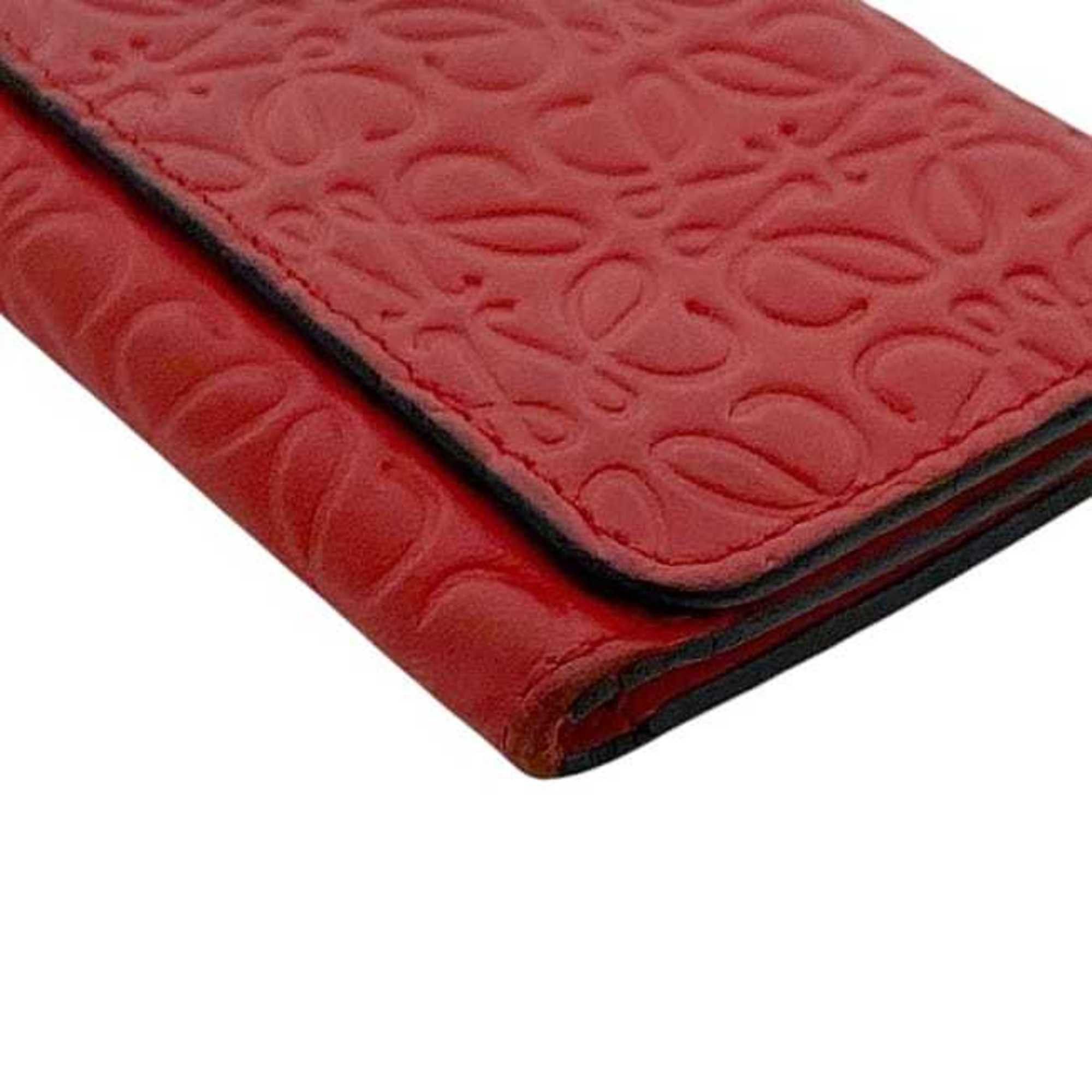 Loewe Loewe 6-ring key case ec-23814 Red Repeat Anagram 160.17.010 Leather 411706 LOEWE Men's and Women's Size ONE SIZE - 5 Thumbnail