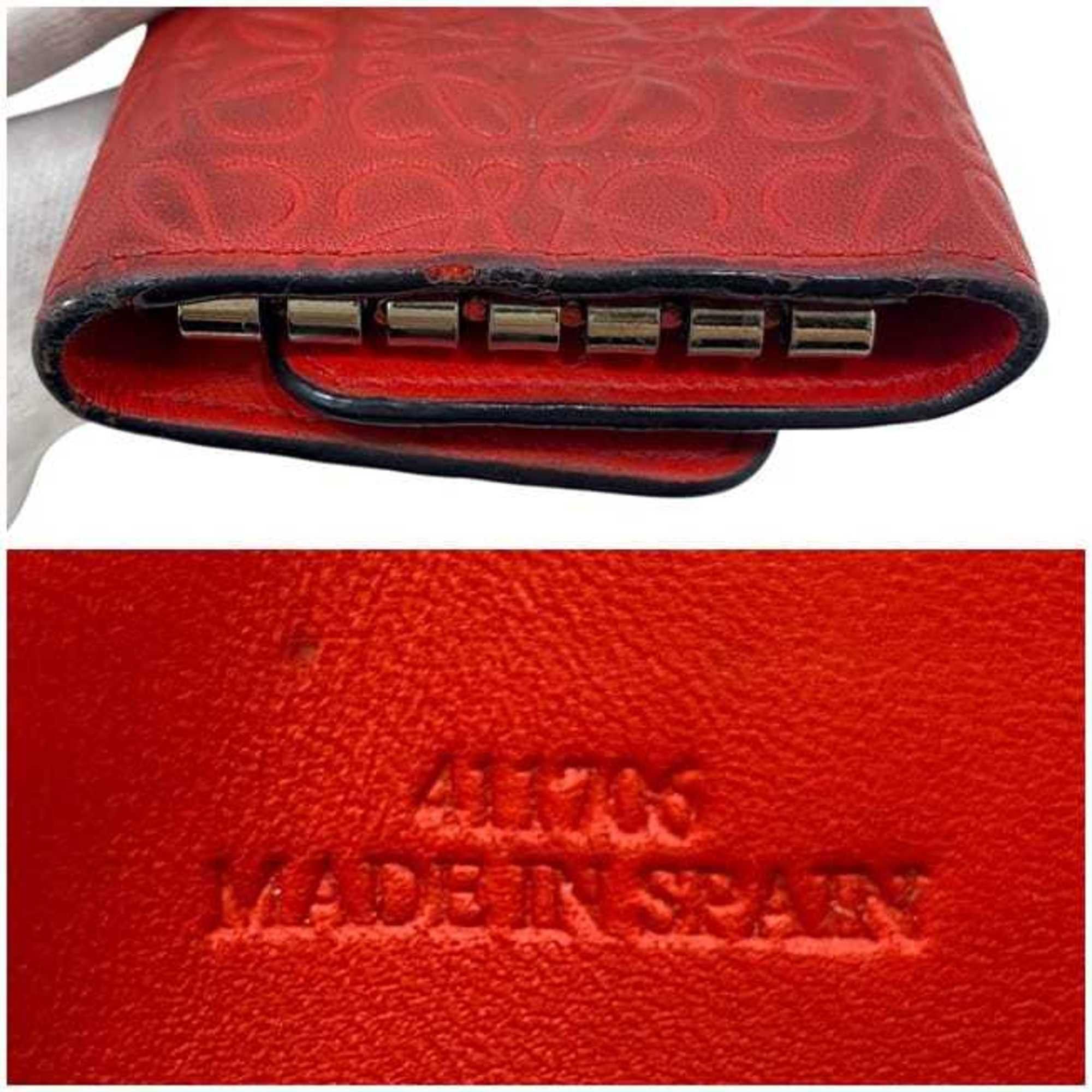 Loewe Loewe 6-ring key case ec-23814 Red Repeat Anagram 160.17.010 Leather 411706 LOEWE Men's and Women's Size ONE SIZE - 4 Thumbnail