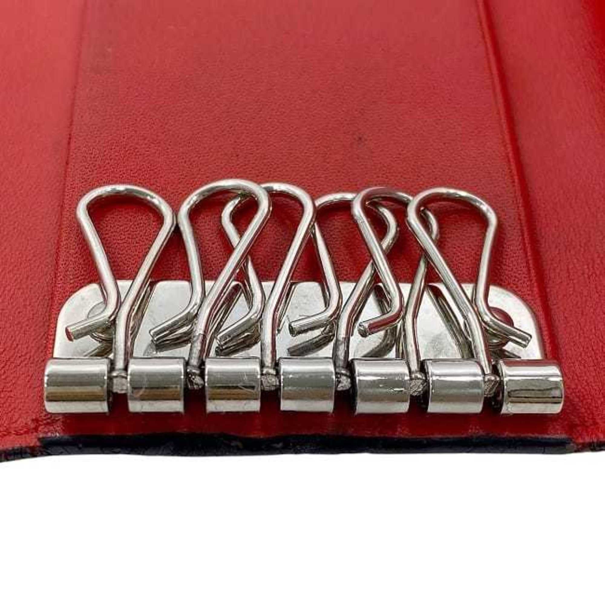Loewe Loewe 6-ring key case ec-23814 Red Repeat Anagram 160.17.010 Leather 411706 LOEWE Men's and Women's Size ONE SIZE - 7 Thumbnail