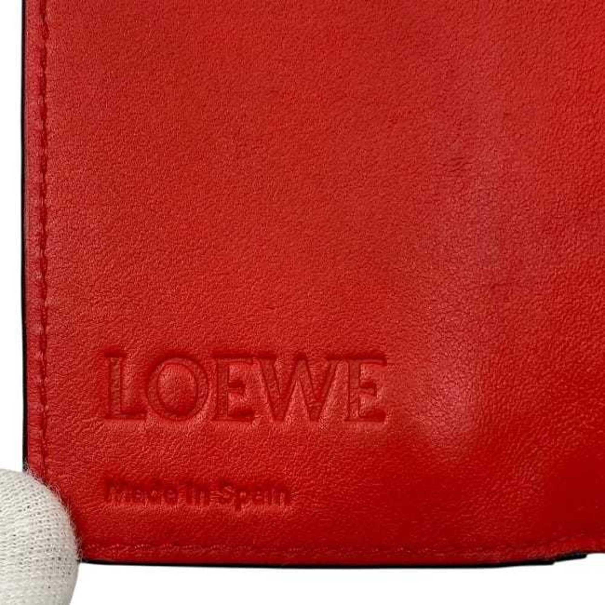Loewe Loewe 6-ring key case ec-23814 Red Repeat Anagram 160.17.010 Leather 411706 LOEWE Men's and Women's Size ONE SIZE - 6 Thumbnail