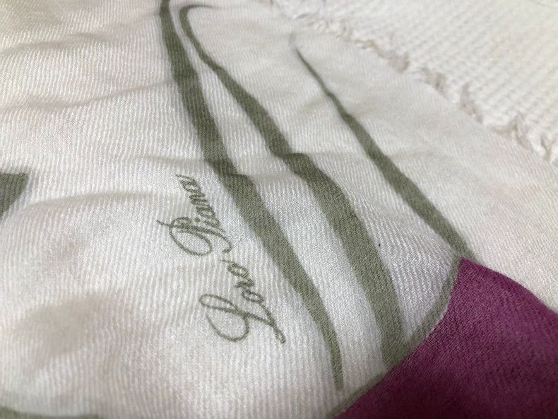 Loro Piana Loro Piana Cashmere Silk Floral Scarf - dmc Size ONE SIZE - 4 Thumbnail