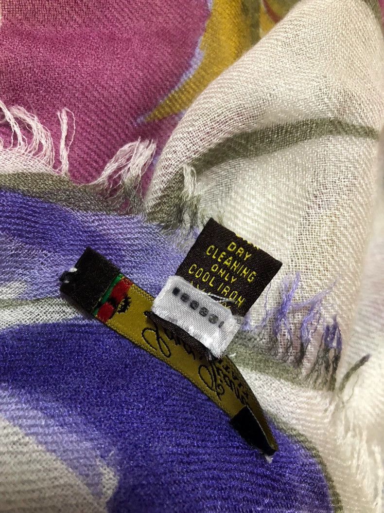 Loro Piana Loro Piana Cashmere Silk Floral Scarf - dmc Size ONE SIZE - 3 Thumbnail