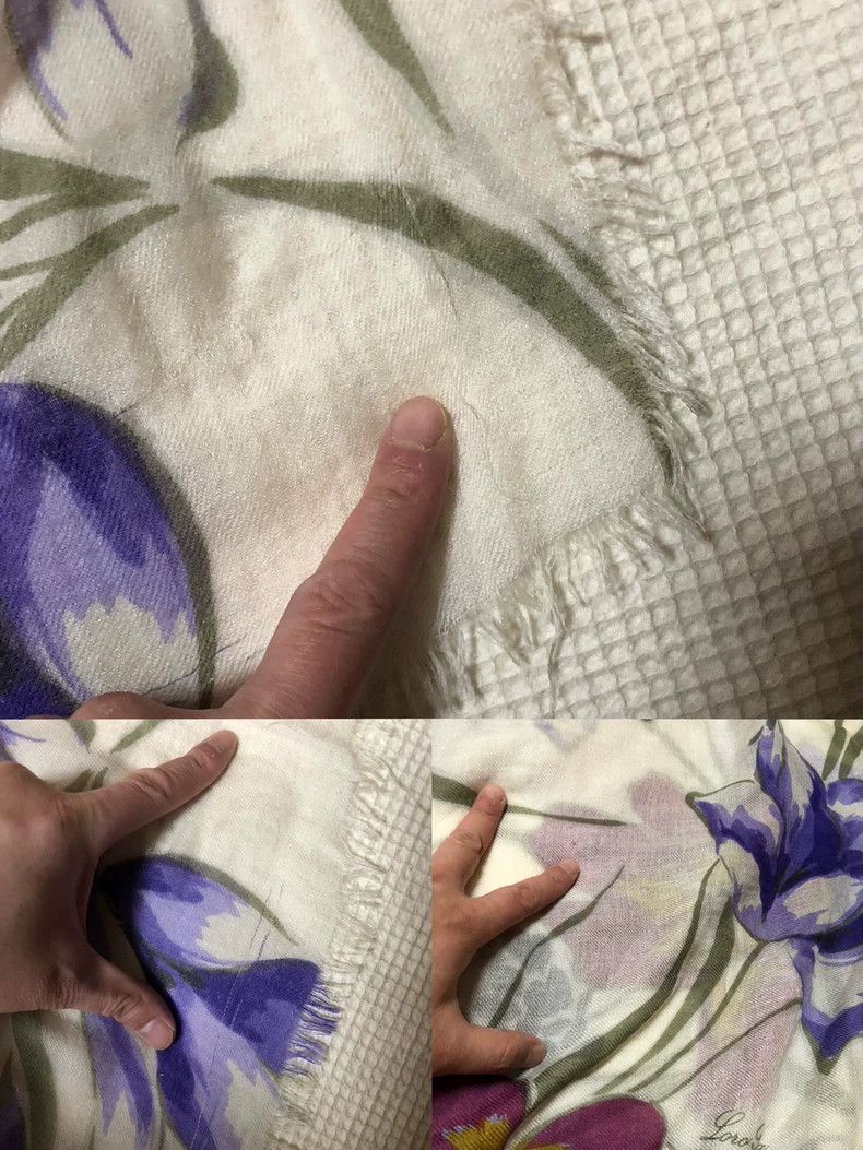 Loro Piana Loro Piana Cashmere Silk Floral Scarf - dmc Size ONE SIZE - 6 Thumbnail