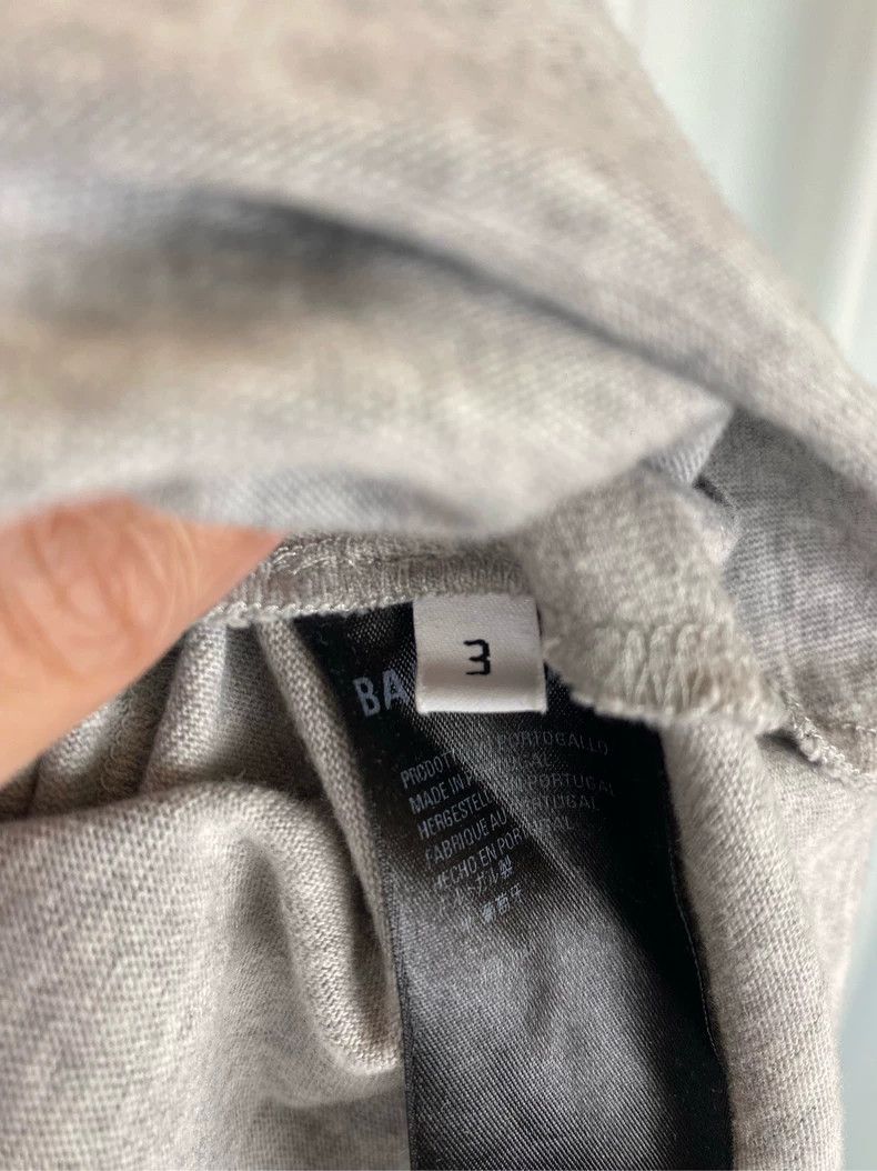 Balenciaga Balenciaga FBI Logo Gray Short Sleeve T-shirt - dmc Size US M / EU 48-50 / 2 - 4 Thumbnail